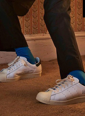 阿迪达斯ADIDAS SUPERSTAR 80S SLAM JAM 白色男休闲鞋BB9485