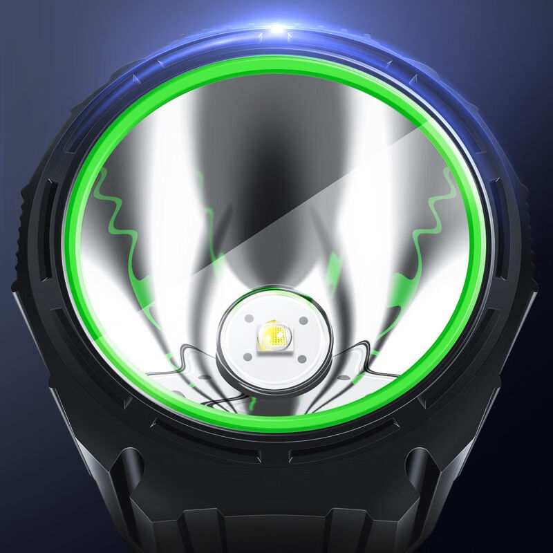 沃尔森（WARSUN）D498led强光手电筒充电灯手提探照灯超亮户外远