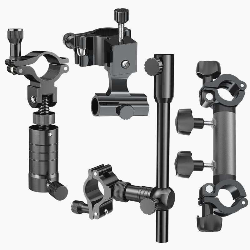 德国进口渔之源钓椅配件炮台架伞架鱼护架拉饵盘架360°调节适