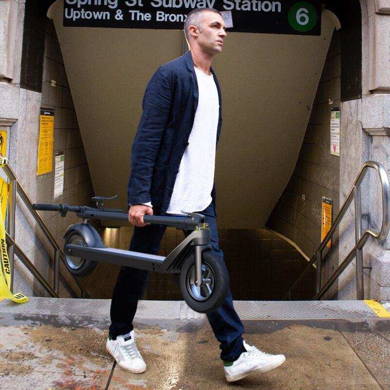 RND电动滑板车M110英寸大轮锂电池手控机械碟刹成人学生体感车可