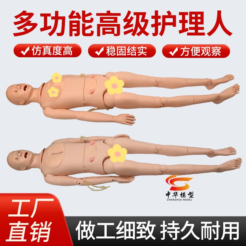 蓝蝶模型多功能人体护理训练教学