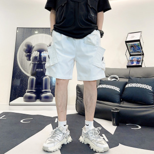 2025新款潮牌短裤男夏季休闲百搭工装裤时尚宽松五分裤潮流韩版