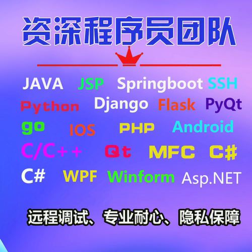 java,spring,python,py,go,go,c,c++,c#代码讲解,程序修改调试bug