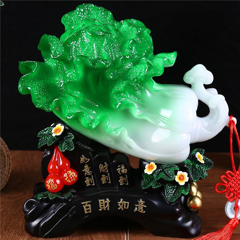 招财白菜摆件工艺品客厅摆设