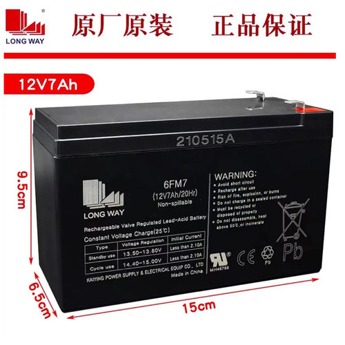 LONGWAY龙威12V7Ah音响电池