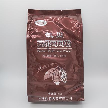 凯贝高级可可粉1kg 防潮/深黑巧克力粉脏脏包商用烘焙蛋糕咖奶茶