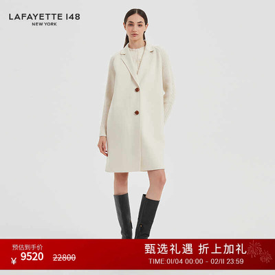 女士Lafayette148长袖大衣