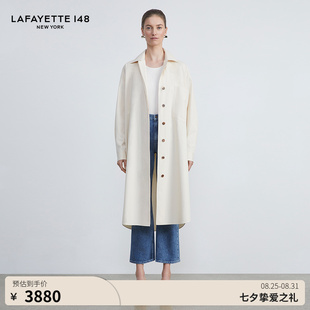 LAFAYETTE148 拉飞逸水洗弹力舒适牛仔九分裤