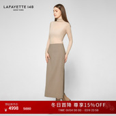 侧叉半裙 拉飞逸轻薄零压羊毛长款 25秋冬新款 LAFAYETTE148