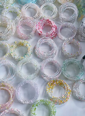 2026米珠手链学生毕业便宜儿童礼物情侣闺蜜生日女生多巴胺手串