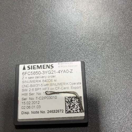 可议价西门子6FC5850-3YG21-4YA0-Z840Ds