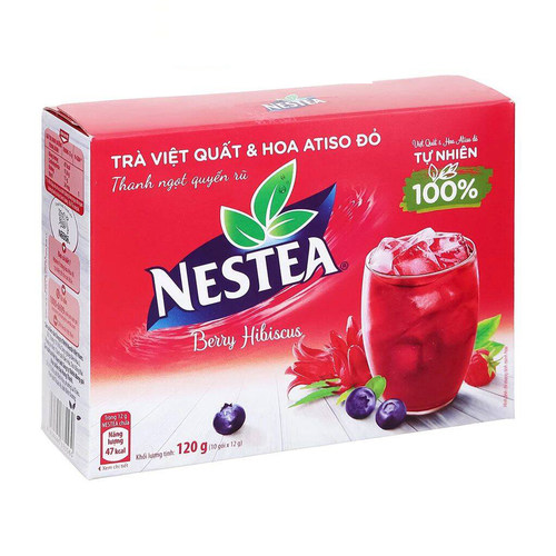 代购越南NESTEA雀巢洛神花速溶饮料 冰爽固体饮料120g