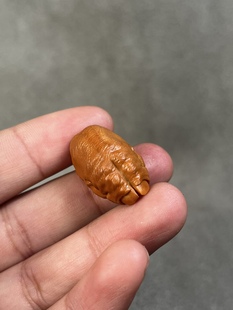 橄榄核猪蹄单籽核雕吊坠小手捻文玩手把件男士随身把玩手机挂件