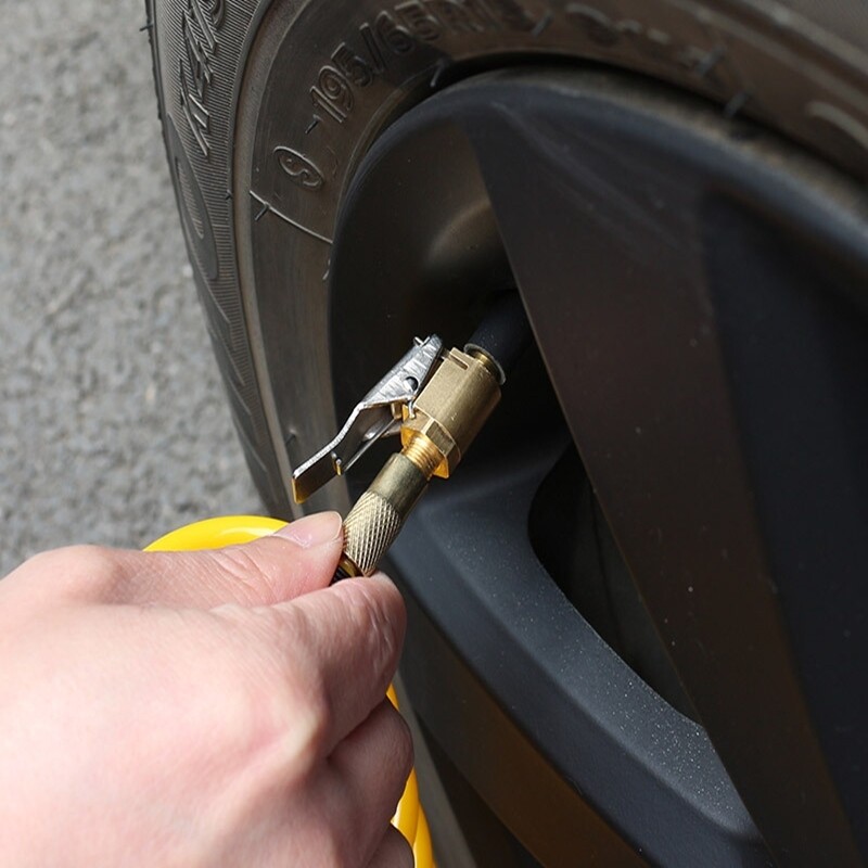 车载打气泵配件充气管快接头螺纹气嘴快速转换接头汽车轮胎加气咀