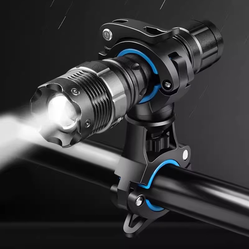 山地车灯架夹自行车手电筒固定架音响支架单车灯夹子电动摩托骑行