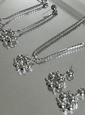 ABYB KVK招财进宝吊坠项链来自星星的你璀璨锁骨链个性冷淡风项饰