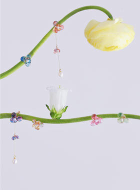 度假小心机长耳线Young木日一勿XArtrui艺蕊联名繁花系列小众银饰