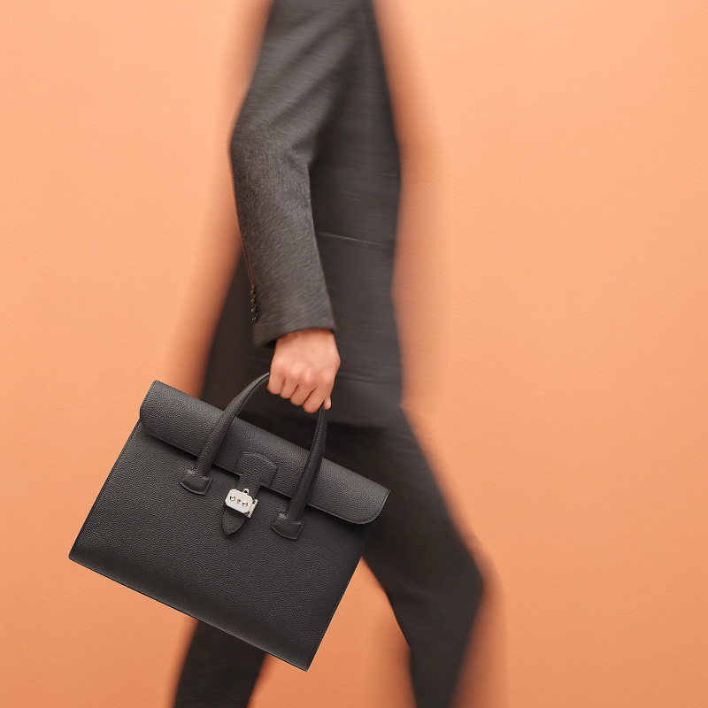 h家奢侈品男士高端定制牛皮手提Sac a depeches light 1-36商务包