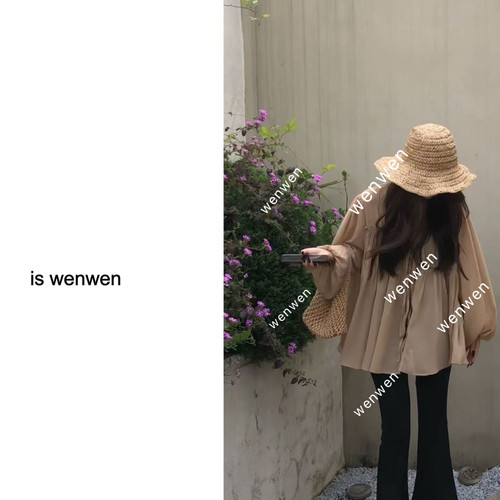 WEN法式甜美A字摆上衣YS1278