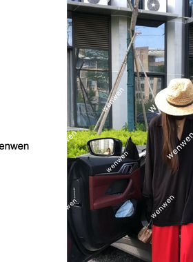 【WEN】智性美女 2026夏季新款老钱风极简翻领V领上衣 YS1303