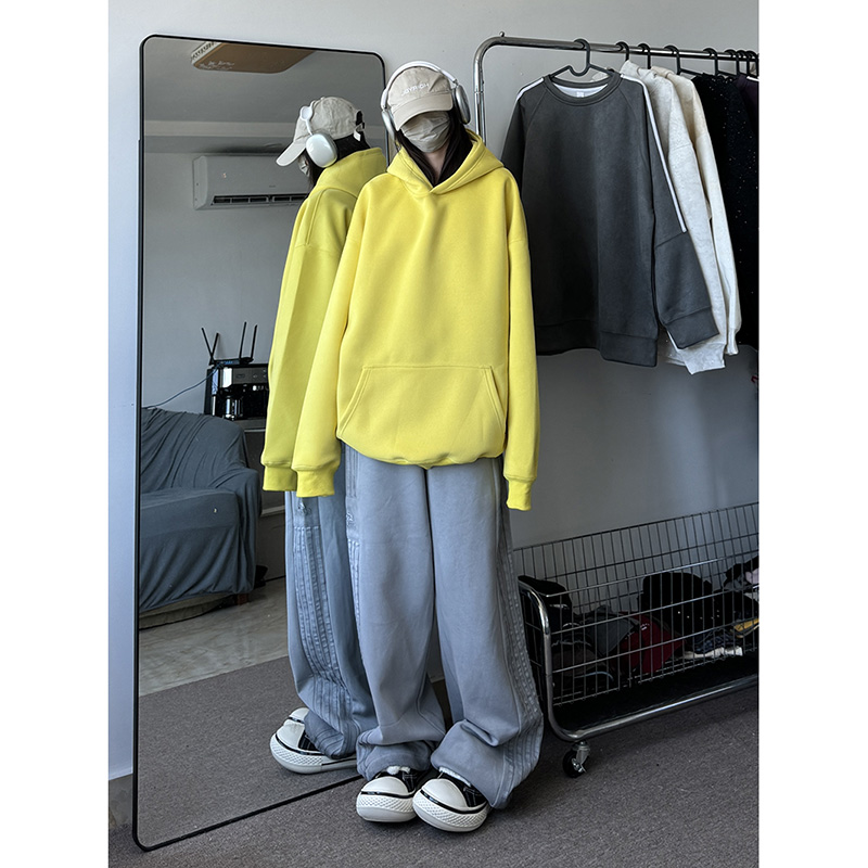 卫衣印字工作服logo刺绣diy情侣连帽衫来图定制班服外套秋冬长袖