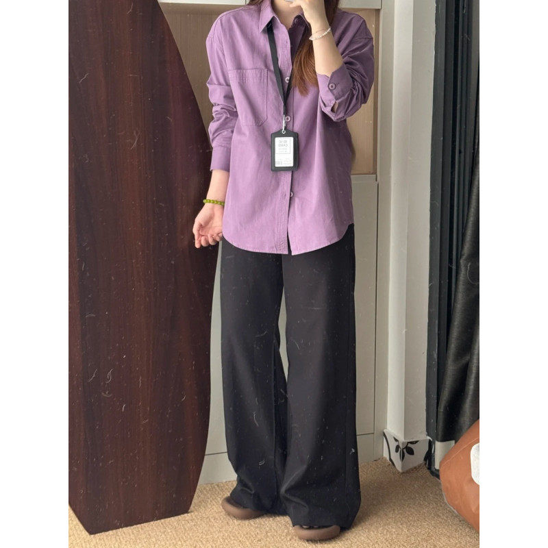 26高级感餐饮工作服纯棉衬衣定制烘焙奶茶咖啡店西餐厅服务员工装图片