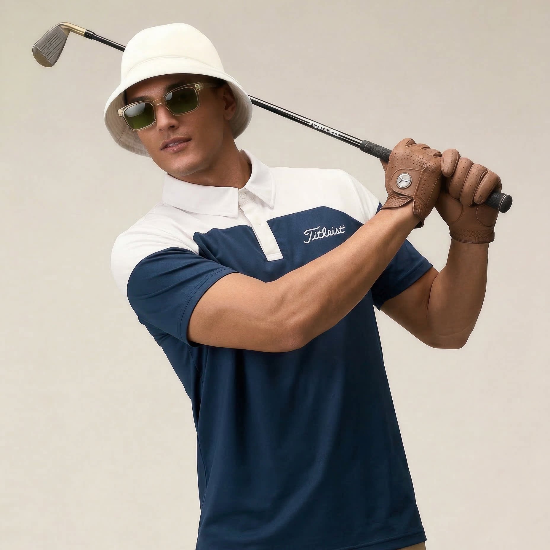 日韩速干透气高尔夫POLO衫短袖男夏季运动休闲商务撞色翻领T恤