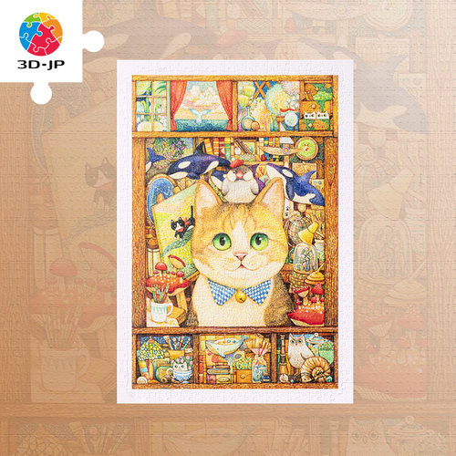3djp萌宠插画600片平面拼图
