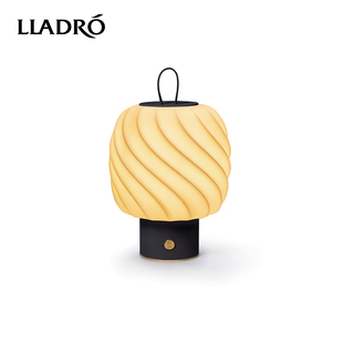 lamp LLADRO portable Cream USB充电台灯床头 雅致西班牙进口Ice