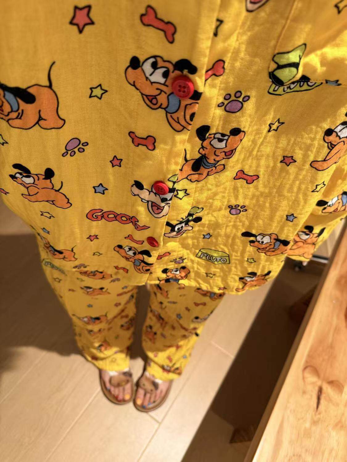 Qadınlar üçün böyük ölçülü payız-yaz pijama-kardigan dəsti