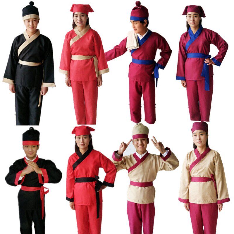 Ancient Waiter clothing The driver Mandarin jacket Grill coverall personality Chinese style Hanfu adult suitin the Women's clothing/Boutique , Costume/National costume/Stage costumes , National costume/Costumes  category - from Buy2taobao.com to provide professional Taobao agent buy service