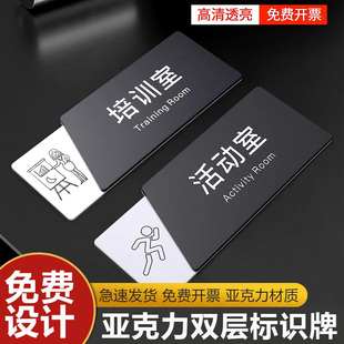 活动室门牌公司工厂企业科室牌单位部门牌洽谈室生产部党支部保安室标识牌配电间行政部培训室采购部标志牌子