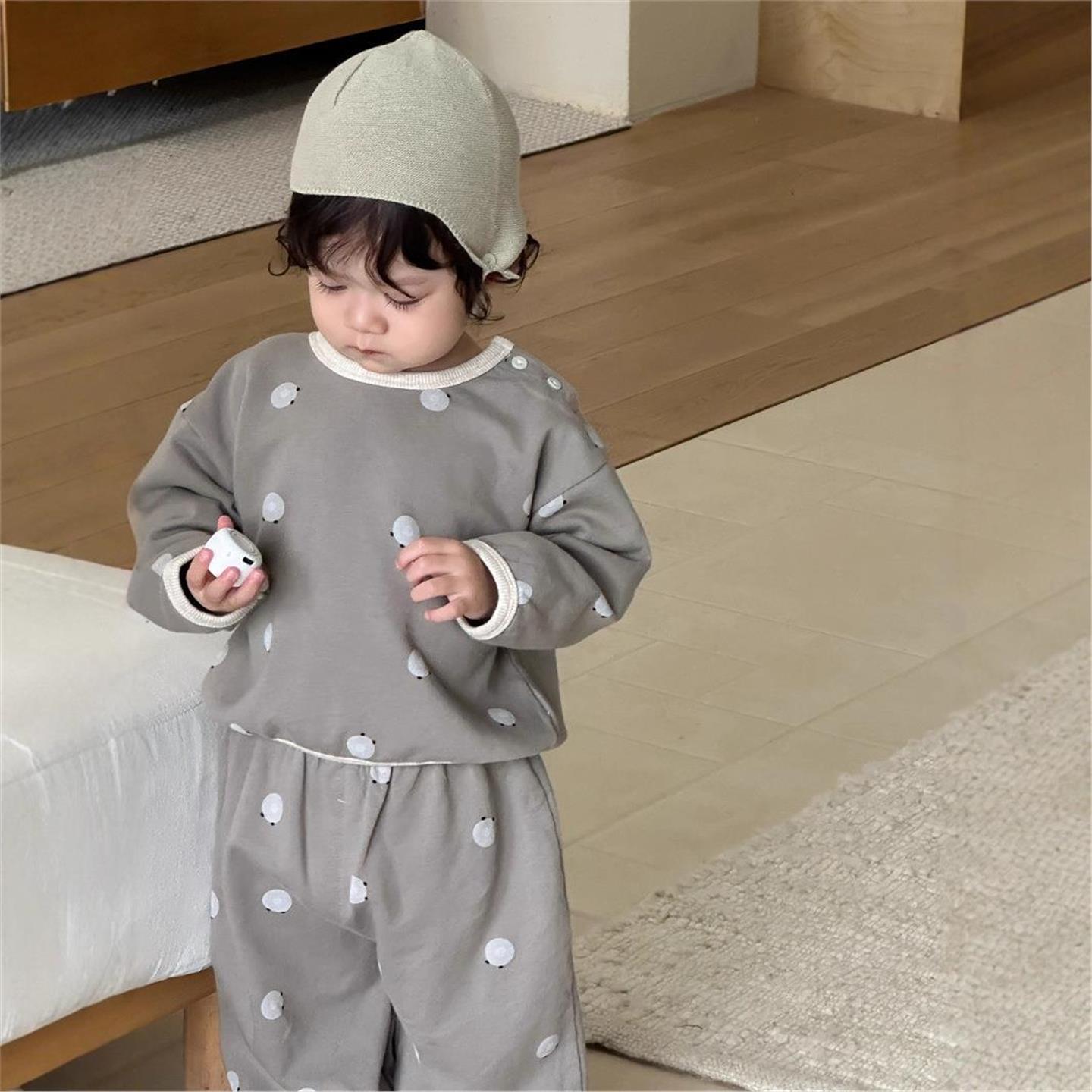 折扣专区清仓撤柜宝宝衣服秋季2025新款韩版童装男童套装秋款亲子