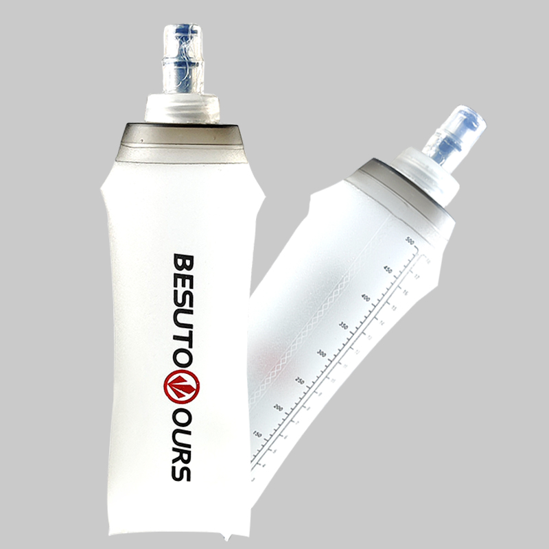 骑行运动便携可折叠快吸软水壶