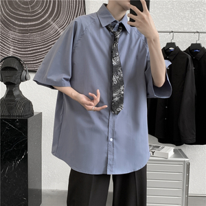 送领带~腰果花领带DK制服衬衫宽松短袖衬衣501-2-CS06-P45图片