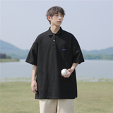 夏季重磅POLO衫宽松短袖T恤501-2-T1006-P50控68，男装T恤，星座501-2