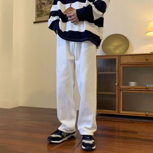 新款直筒牛仔裤韩版潮宽松休闲长裤501-2-NZ001-P45图片