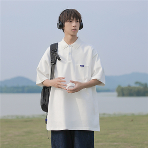 夏季重磅POLO衫宽松短袖T恤501-2-T1006-P50控68图片