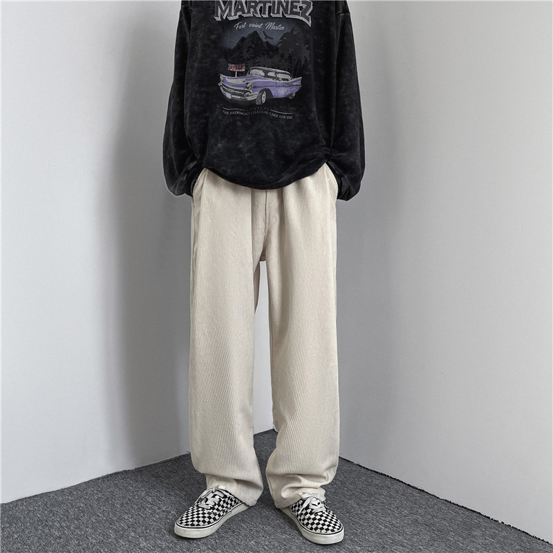秋冬灯芯绒裤子基础百搭款休闲直筒裤501-2-KZ102-P45,男装休闲裤,星座501-2