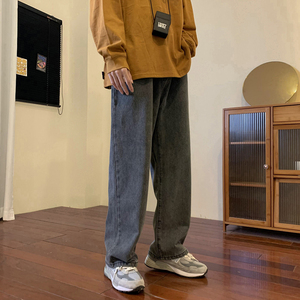 新款直筒牛仔裤韩版潮宽松休闲长裤501-2-NZ001-P45图片