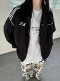 秋上新机能三条杠刺绣夹克外套501-2-JK001-P88控108，男装夹克，星座501-2
