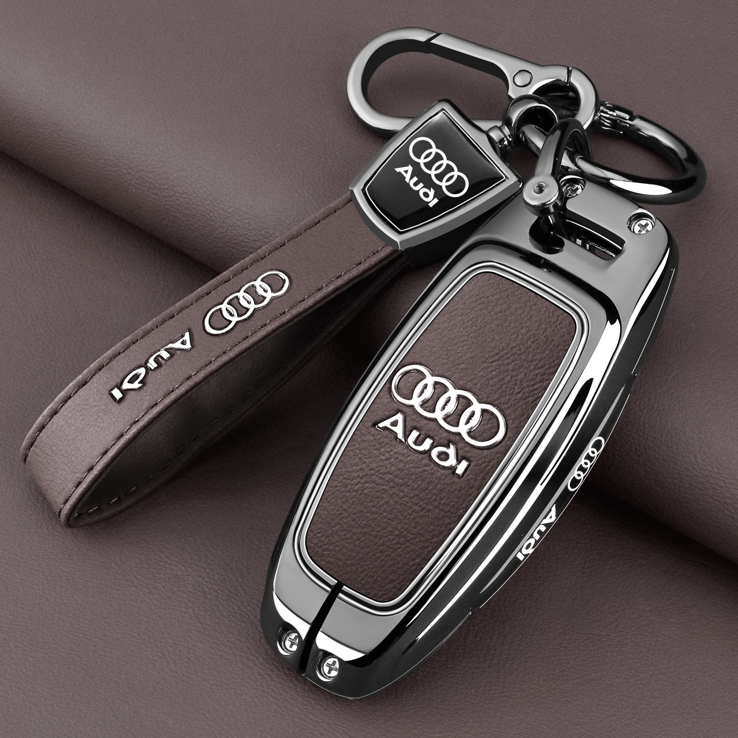 2025新款奥迪a6l钥匙套a7l高档q6专用a8汽车a3L男q4壳扣包女士24