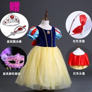 Trang phục Halloween cho trẻ em, trang phục nước ngoài, cosplay, hóa trang, Bạch Tuyết, váy xòe, trang phục biểu diễn - Váy trẻ em