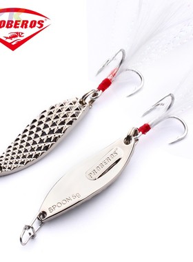 PRO BEROS品牌5G路亚金属亮片假饵金色银色塑料饵VIB路亚亮片c9