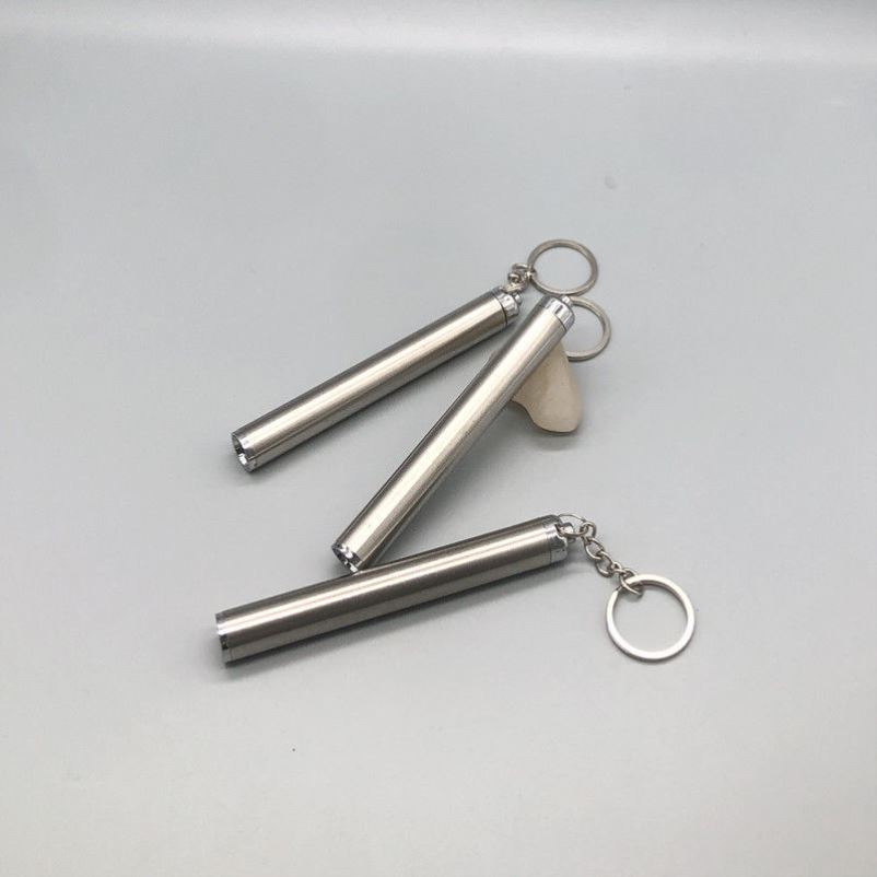 不锈钢LED超亮迷你强光手电筒户外防水家用超小袖珍微型式