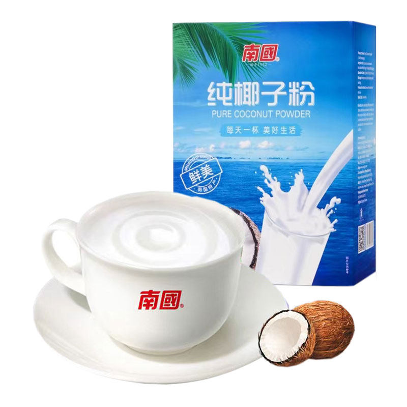 南国食品400g纯椰子粉椰子汁椰奶粉不添加糖营养冲饮早餐椰奶茶粉