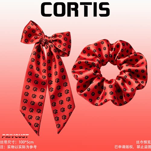 cortis应援丝巾发带大肠