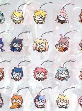 世界计划周边Q版手机链Project sekai迷你书包挂绳联名chiiwaka