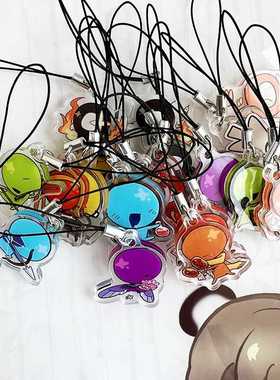 新款AlanBecker火柴人周边挂件手机链卡通动漫挂绳学生书包礼物