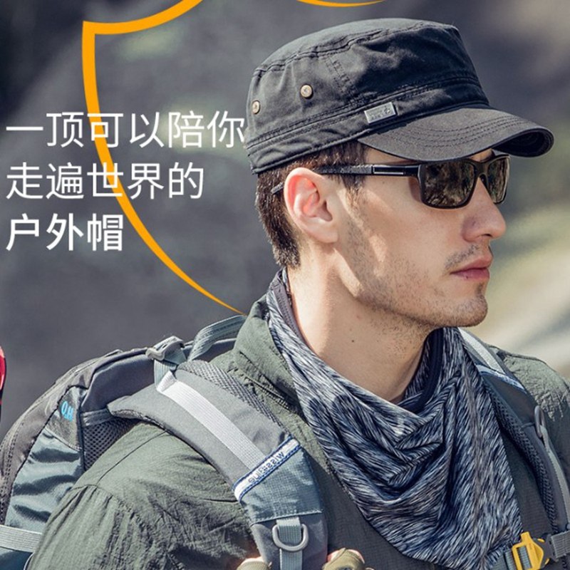 男鸭舌帽经典全棉军绿休闲百搭户外游玩防晒太阳帽时尚男士平顶帽,服饰配件/皮带/帽子/围巾,帽子,淘宝优惠券,粉丝福利购,淘宝优惠卷